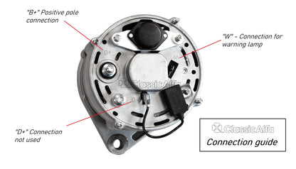 EL008/1 NEW ALTERNATOR WITH BUILT IN REGULATOR 55A