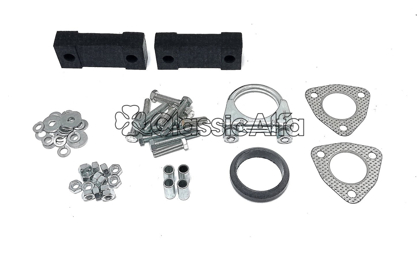 EX003/1 COMPLETE EXHAUST BERLINA SALOON - NOW WITH FITTING KIT. 