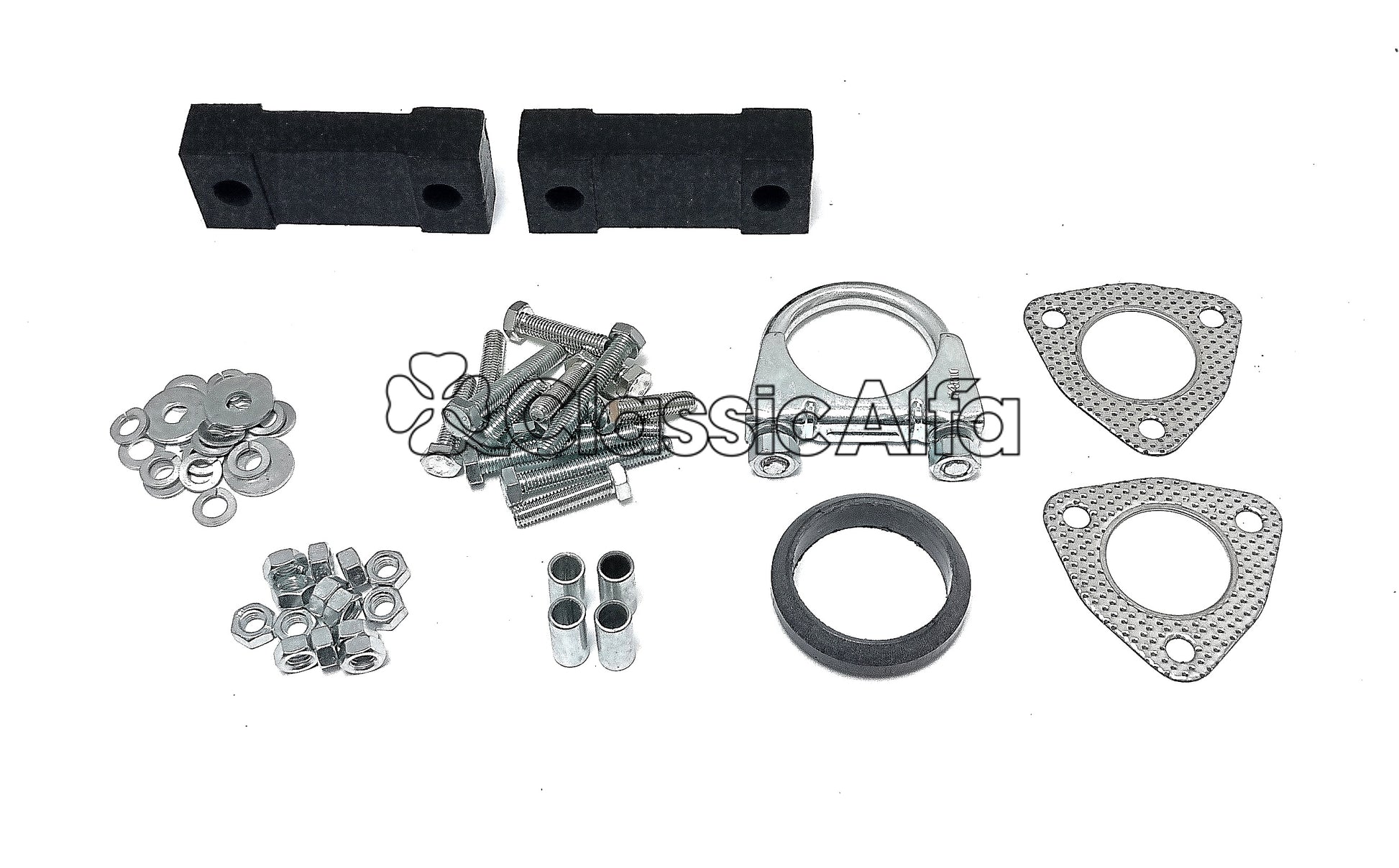 EX003 COMPLETE EXHAUST GIULIA SALOON - NOW WITH FITTING KIT. 