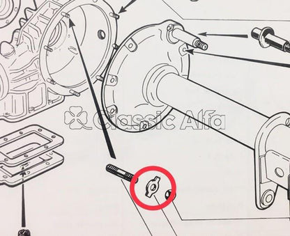 GB075 DIFFERENTIAL TAB WASHER LEFT SIDE