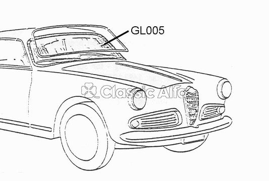 GL005 GIULIETTA SPRINT WINDSCREEN