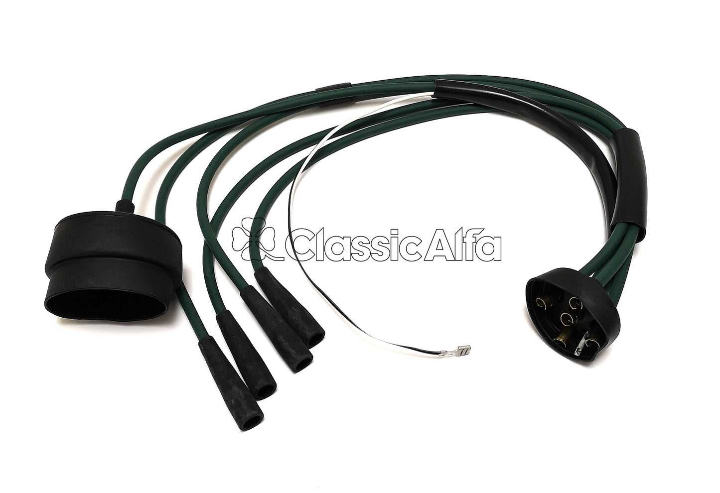 IG003/2 HT LEAD SET - GREEN FOR EARLY CARS