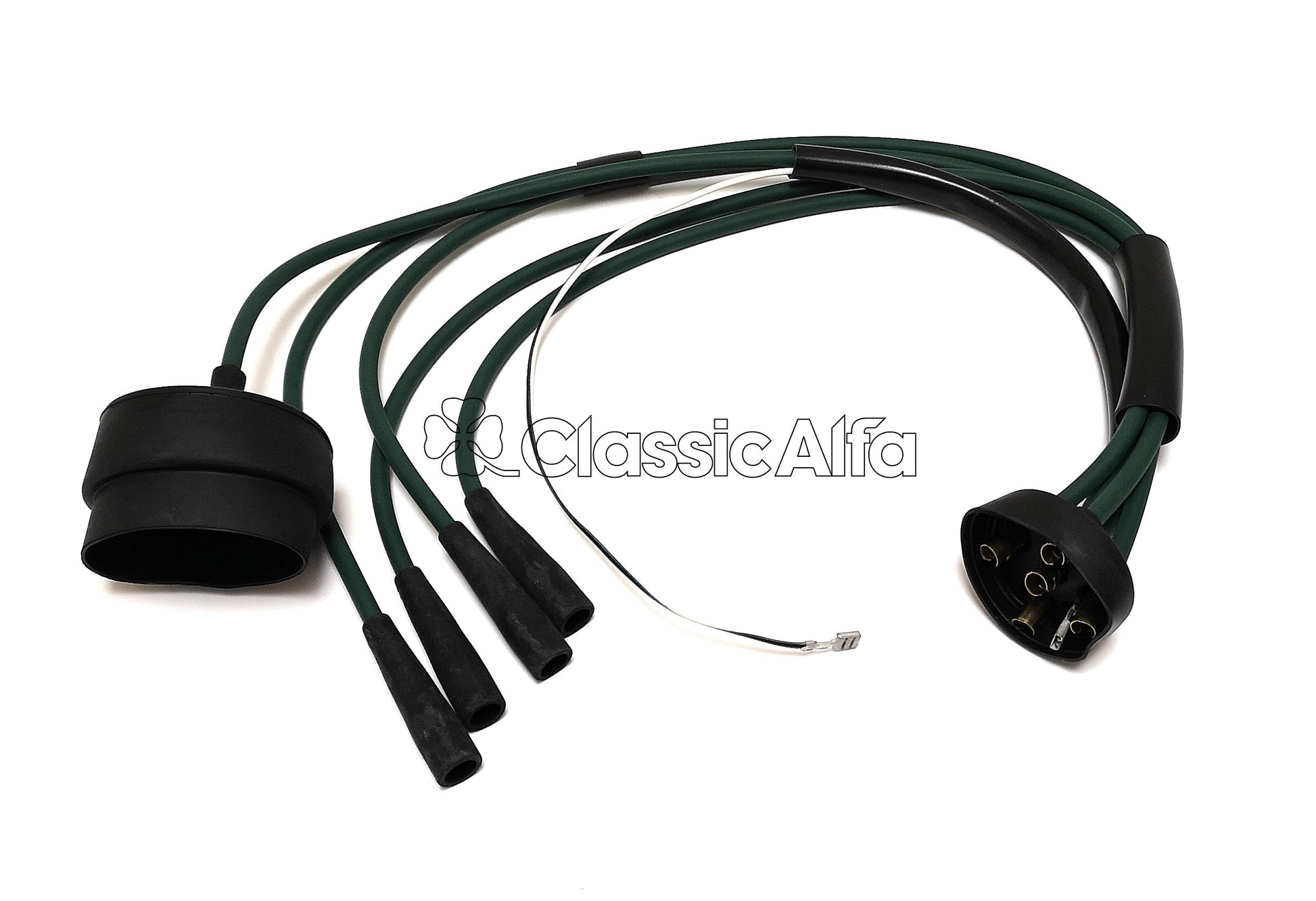 IG003/2 HT LEAD SET - GREEN FOR EARLY CARS