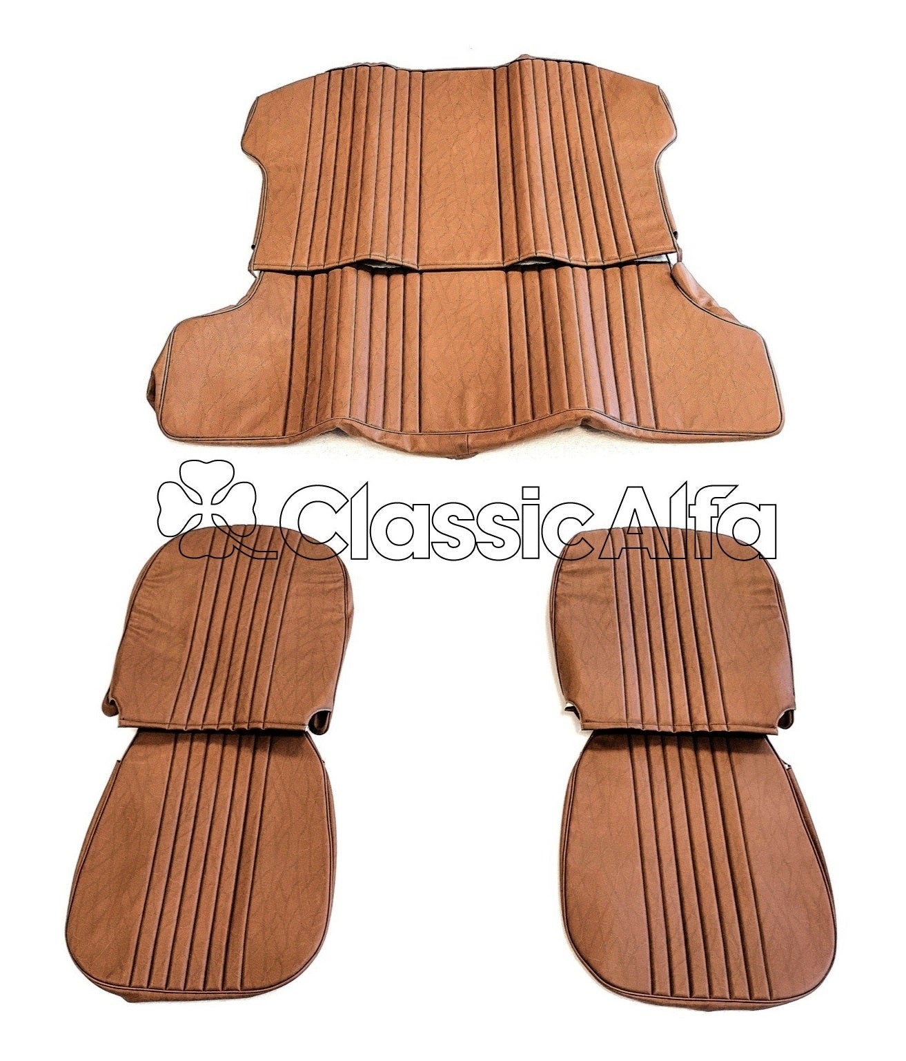 IN011/1 SET OF SEAT COVERS FOR GT JUNIOR 1966-69 - BROWN (Cinghiale)