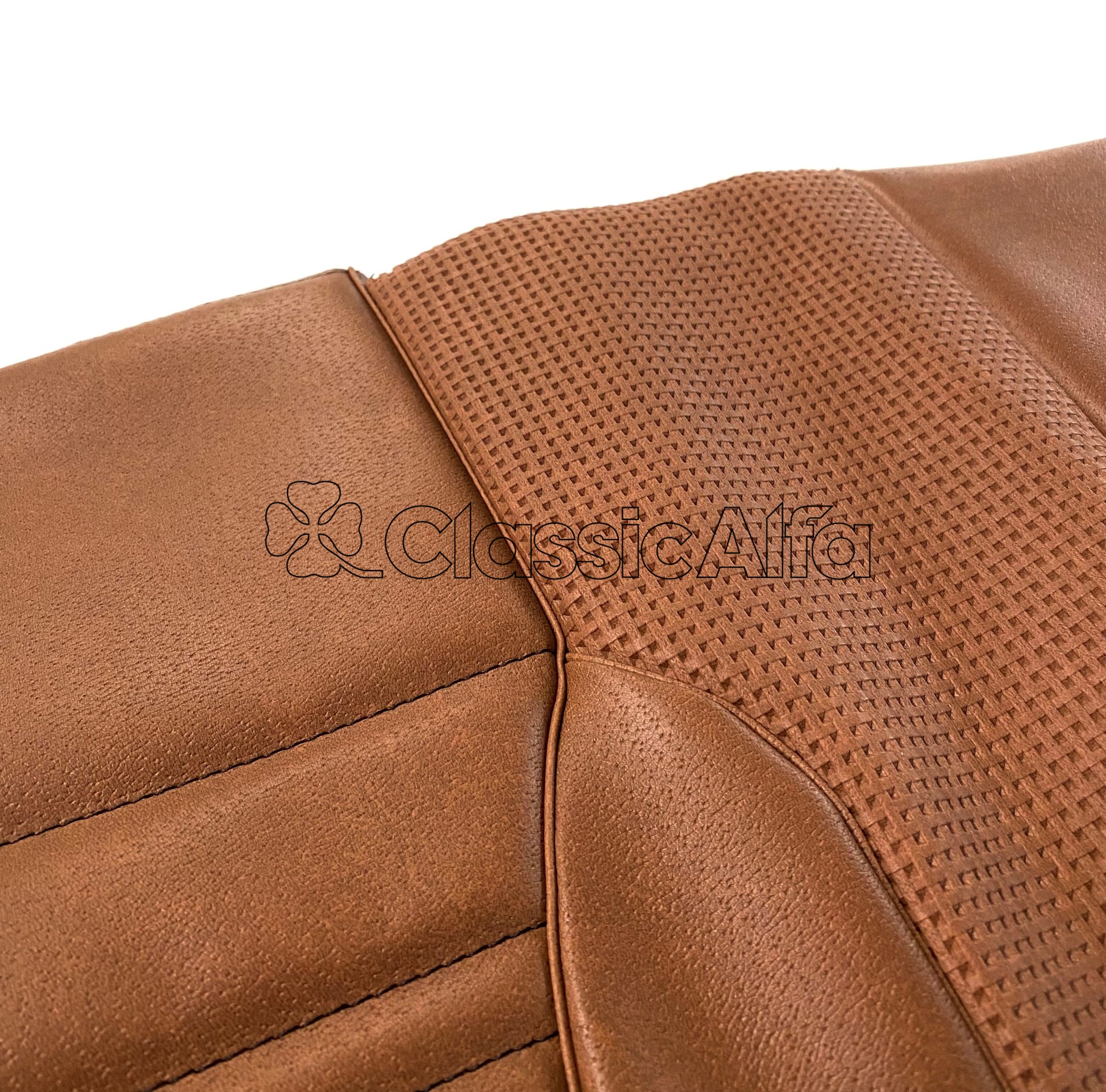 IN025 1750GTV MK 2 FULL SEAT COVER SET - CINGHIALE BROWN VINYL