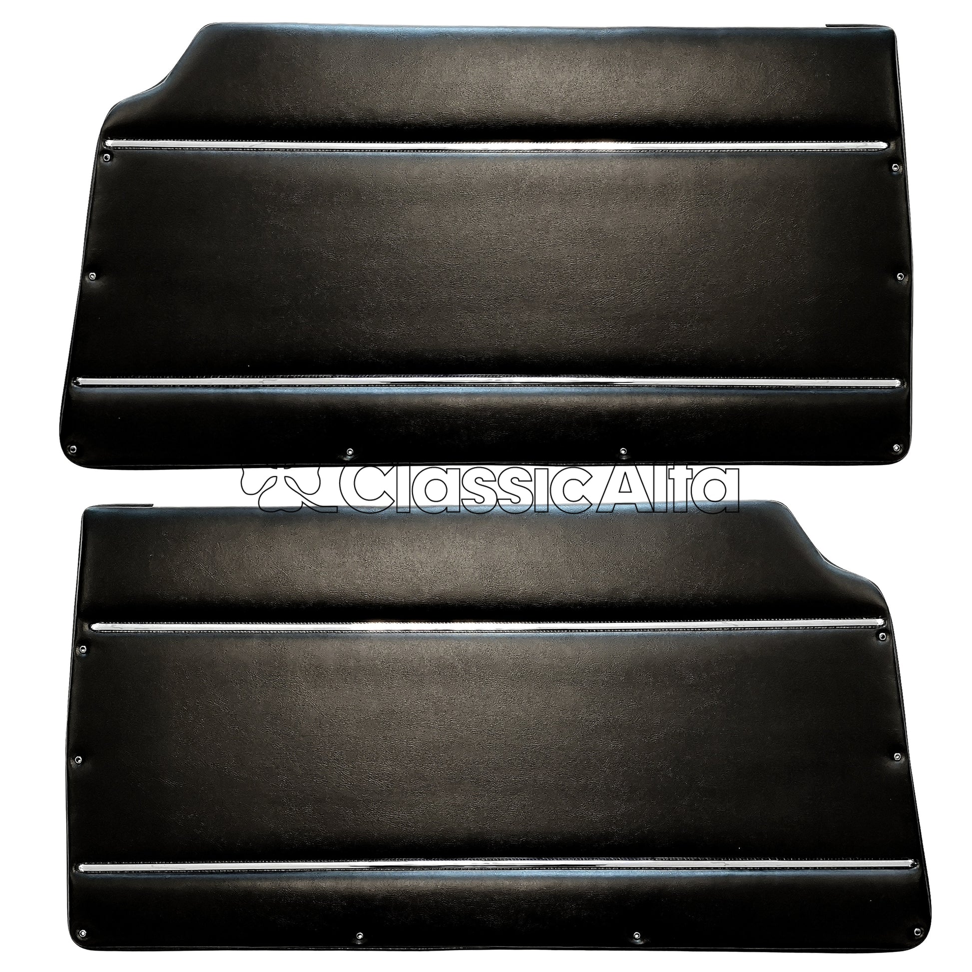 IN036 SPRINT GT/GTV/GT JUNIOR/1750 MK 1 INNER DOOR TRIM PANELS - BLACK - PAIR