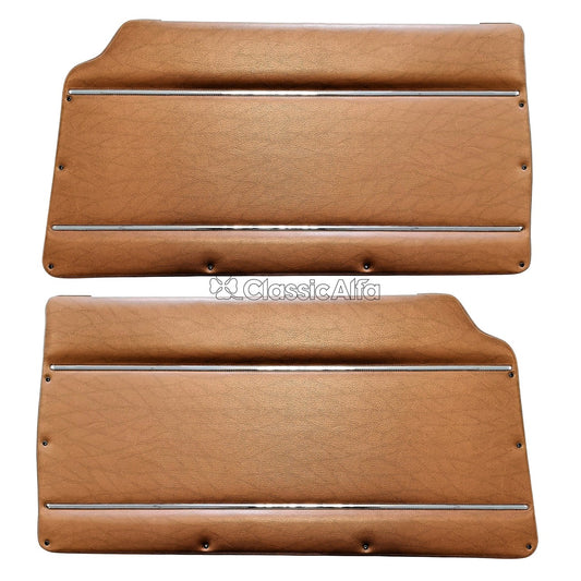 IN037 SPRINT GT/GTV/GT JUNIOR/1750 MK 1 INNER DOOR TRIM PANELS - EARLY CINGHIALE - PAIR