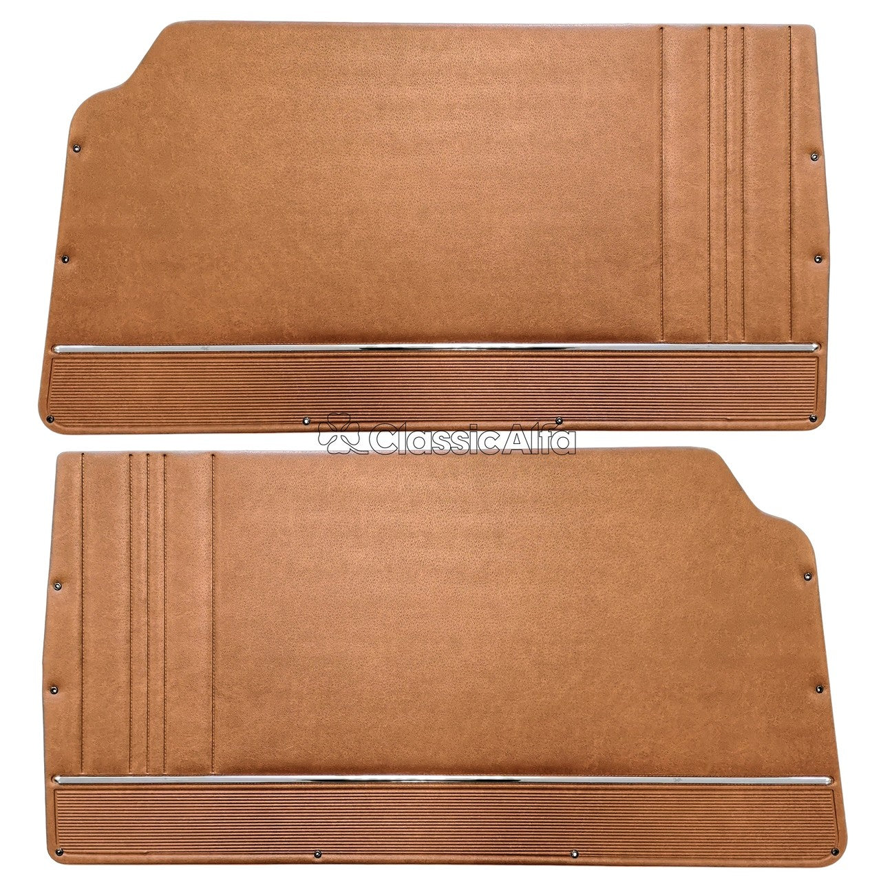 IN039 GTV 1750 MK 2 INNER DOOR TRIM PANELS - BROWN - PAIR