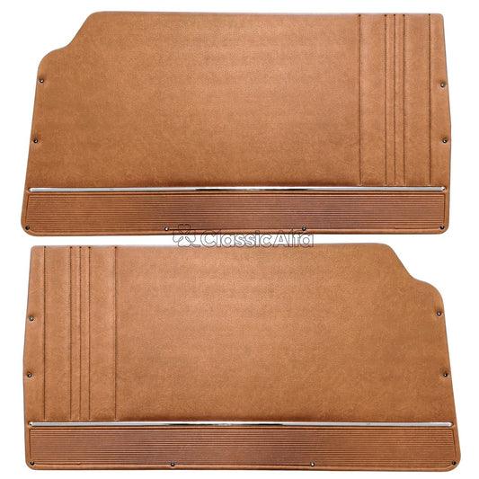 IN039 GTV 1750 MK 2 INNER DOOR TRIM PANELS - BROWN - PAIR