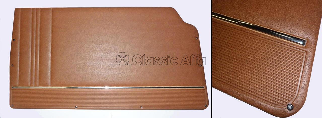 IN039 GTV 1750 MK 2 INNER DOOR TRIM PANELS - BROWN - PAIR