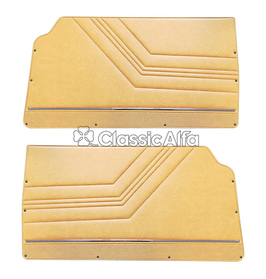 IN042 GTV 2000 INNER DOOR TRIM PANELS- BEIGE - PAIR
