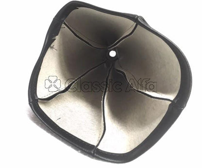 IN046 GEAR LEVER GAITER - BLACK VINYL 5 ROWS OF STITCHING