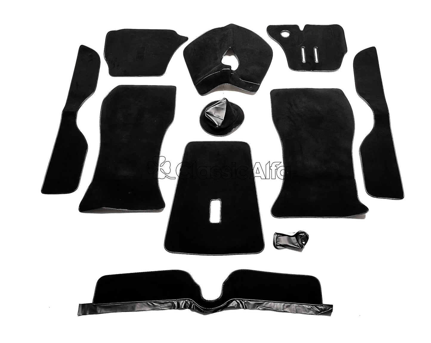 IN056/1B SPRINT GT/GTV CARPET SET - BLACK - RHD