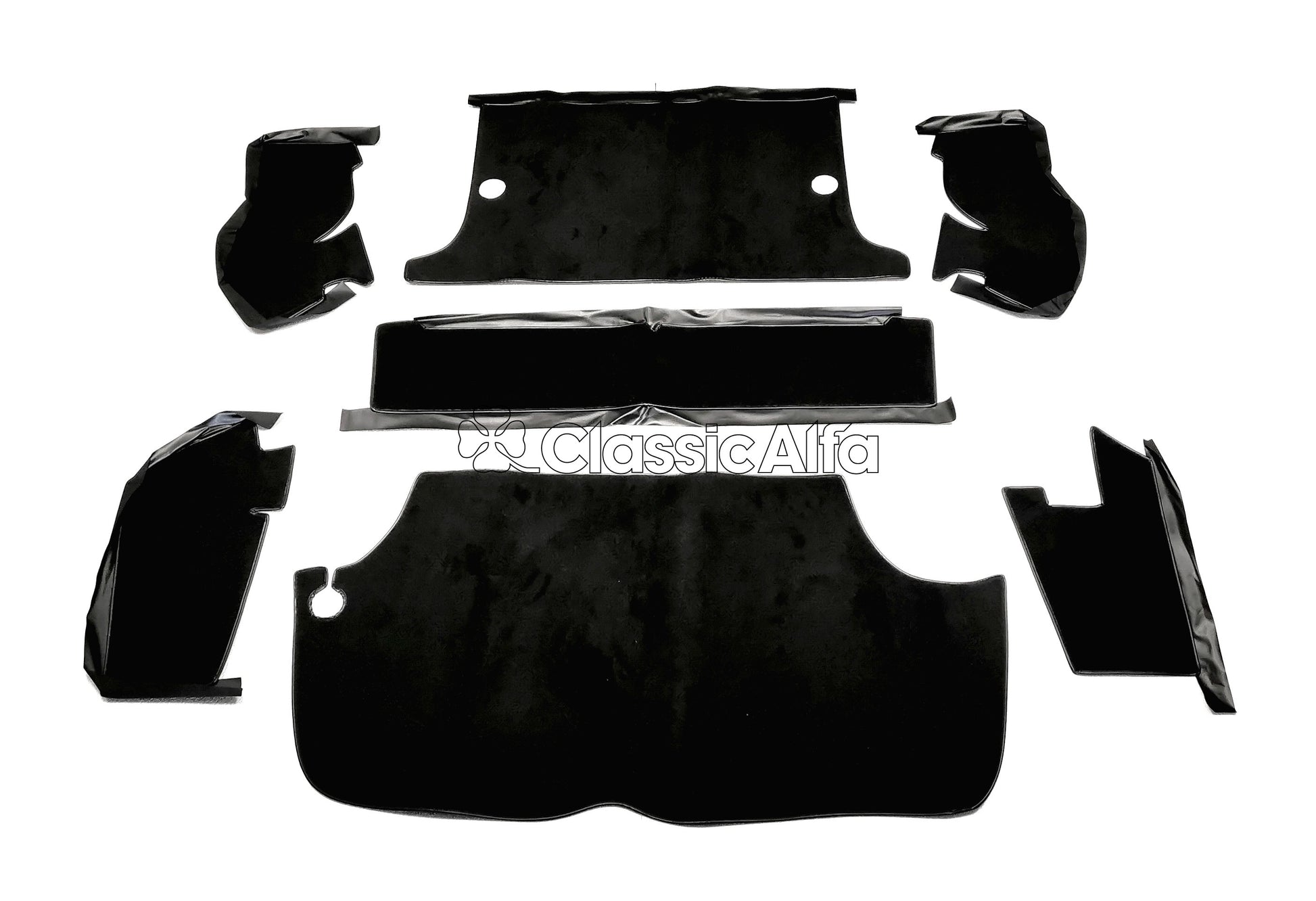 IN059/1 PREMIUM BLACK GT BOOT CARPET SET