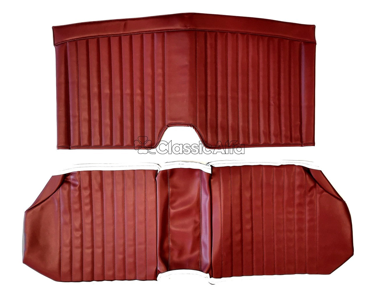 IN117/1 SPIDER REAR SEAT AREA COVER 1970-78 - BURGUNDY