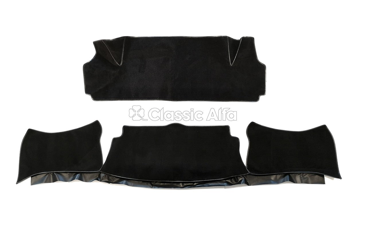 IN151/1 BLACK REAR CARPET SECTION - SPIDERS 1989-93