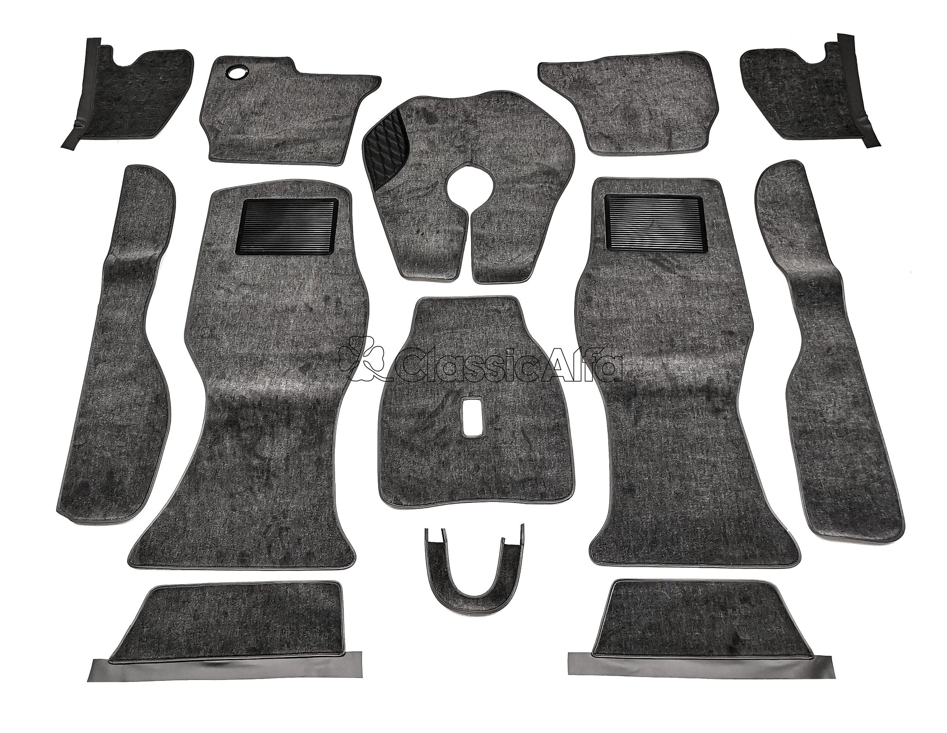 IN245 LATE GT JUNIOR/GTV GREY CARPET 1970-78 - LEFT HAND DRIVE - HANGING PEDALS