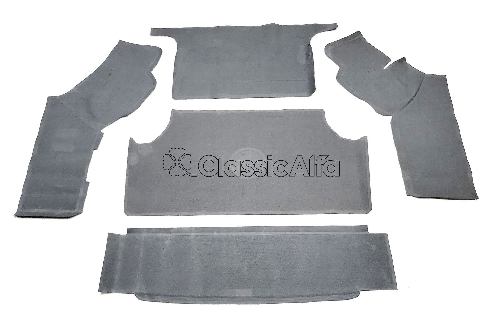 IN261 BERLINA 1750 & 2000 BOOT RUBBER MAT SET GREY