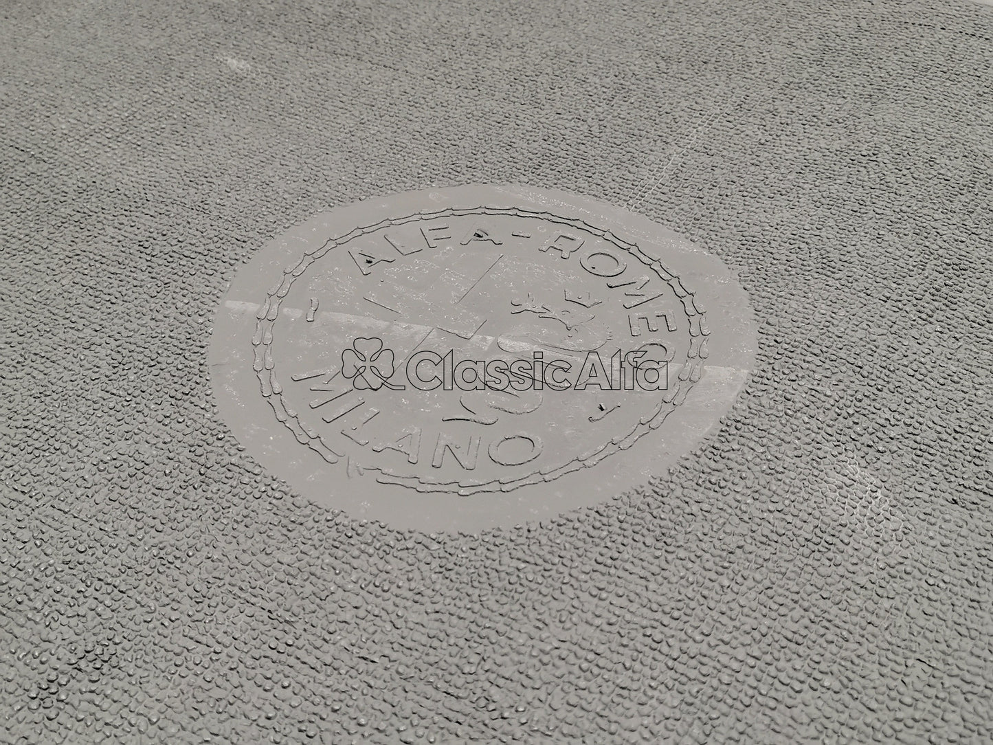 IN261 BERLINA 1750 & 2000 BOOT RUBBER MAT SET GREY