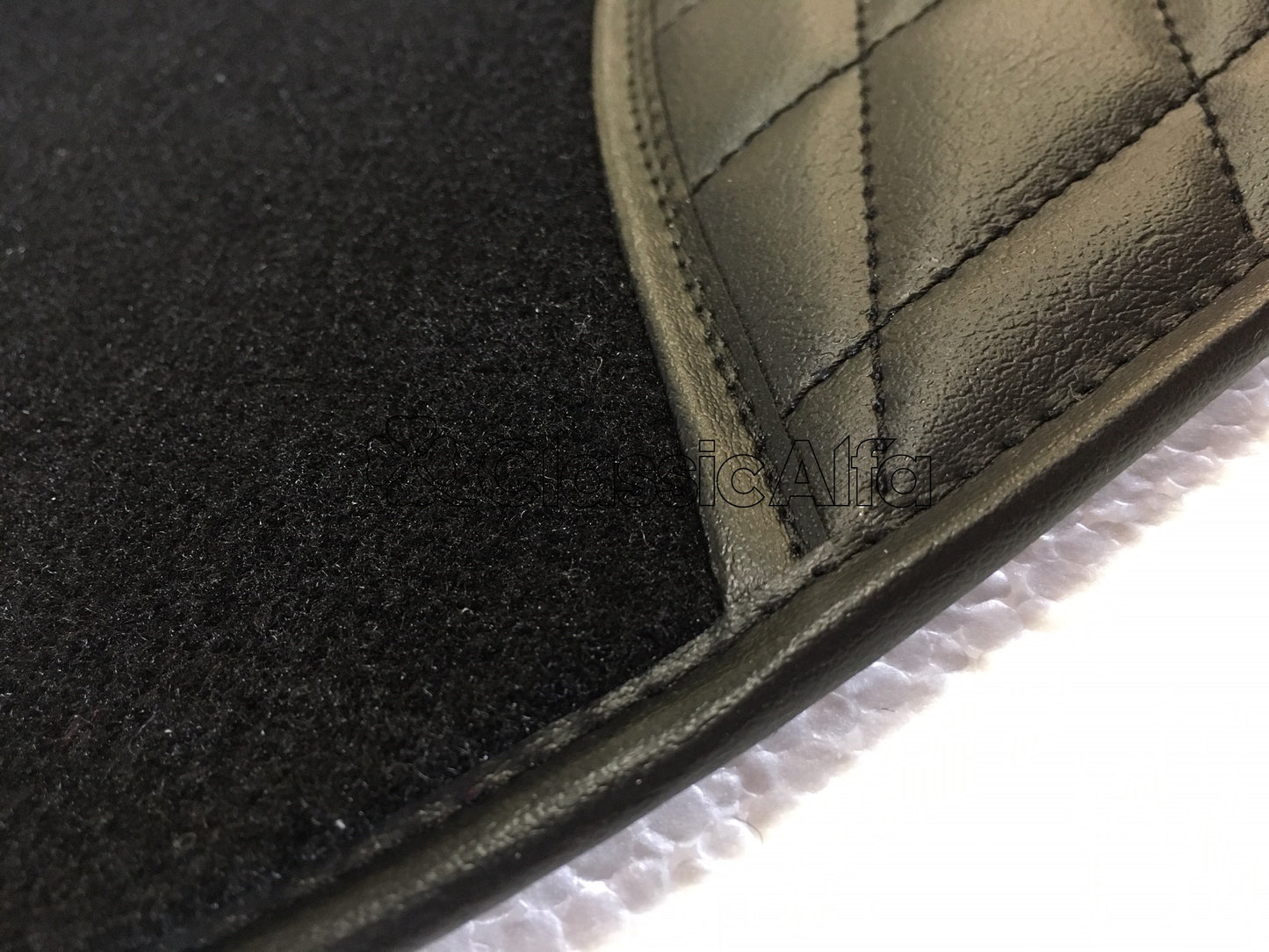 IN268 GIULIA SALOON PREMIUM BLACK CARPET SET - LEFT HAND DRIVE HANGING PEDALS