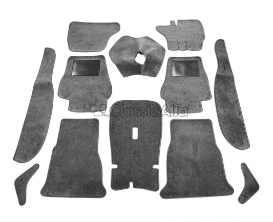 IN269 GIULIA SALOON PREMIUM GREY CARPET SET - RHD STANDING PEDALS