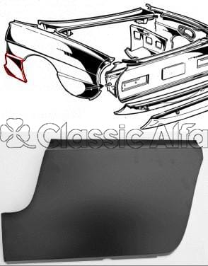 ST073 SPIDER No. 3 REAR WING REPAIR LEFT-IN FRONT OF WHEEL