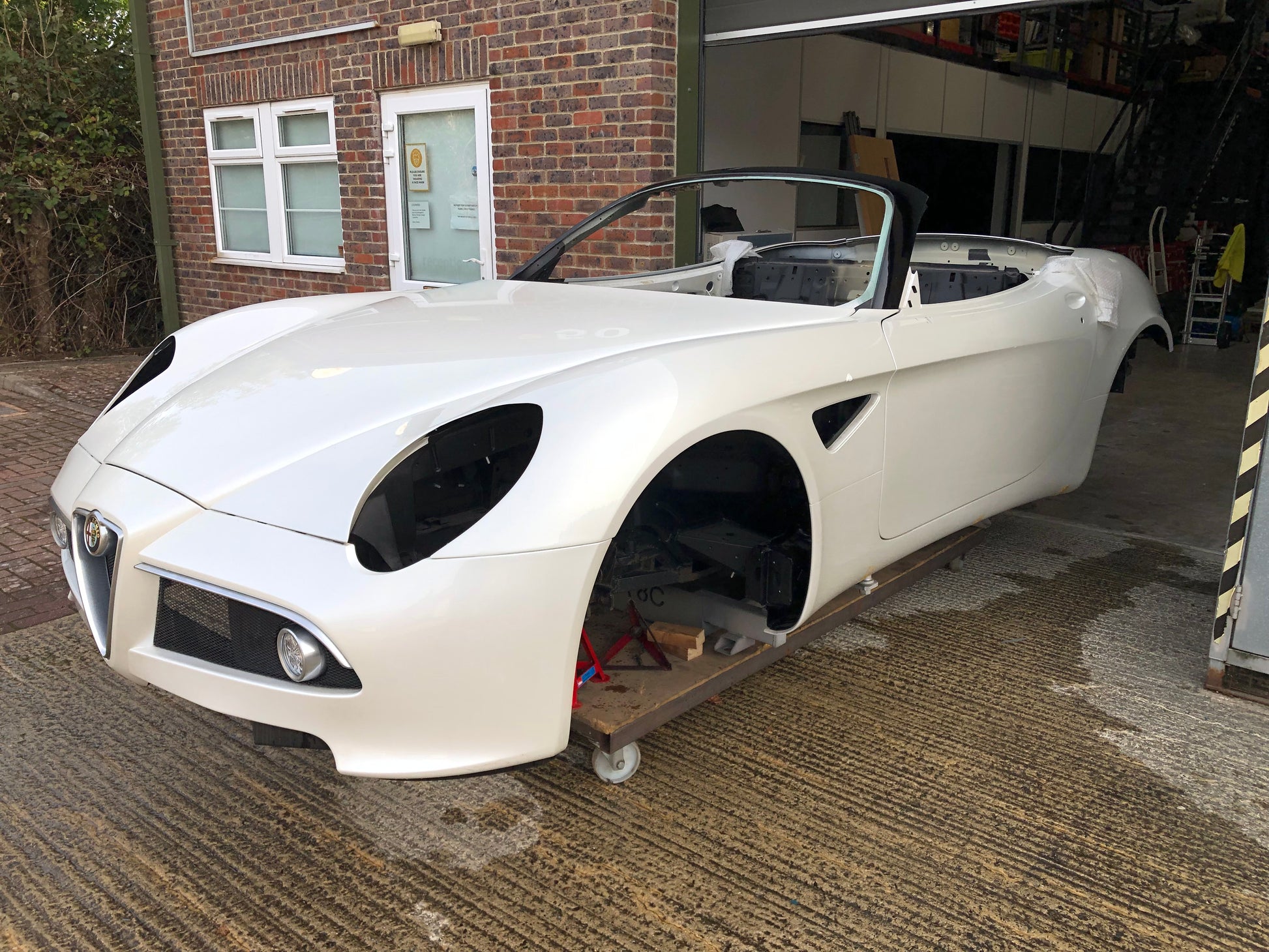 8C SPIDER BODYSHELL AND PARTS - FROM £9,750
