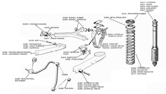 REAR SUSPENSION PARTS DIAGRAM