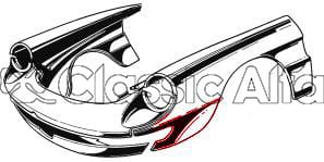 ST069 SPIDER no.1 FRONT WING REPAIR LEFT - IN FRONT OF WHEEL