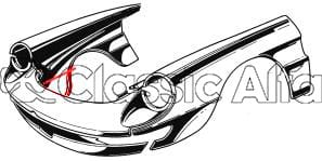 ST070 SPIDER NO.1 FRONT WING REPAIR RIGHT - IN FRONT OF WHEEL