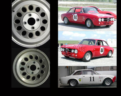 WH023/2 8 x 13" GTAm REPLICA ALLOY WHEEL - SILVER